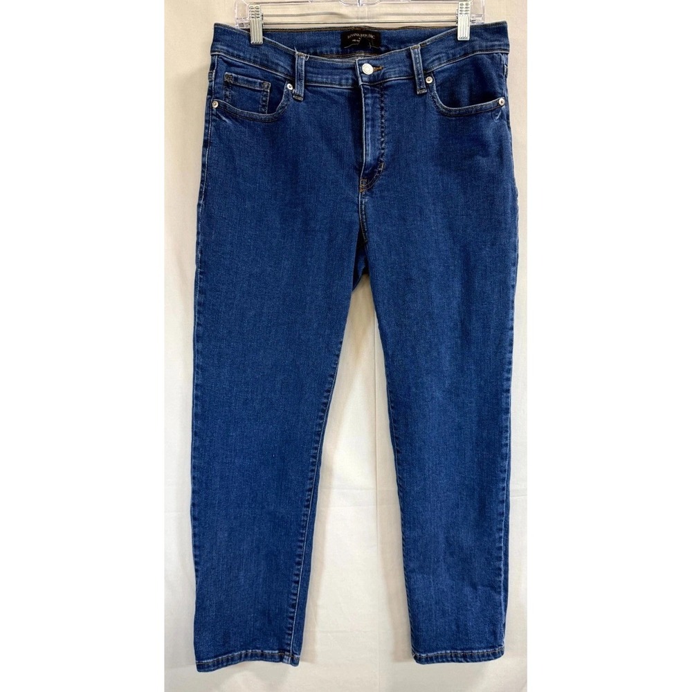 Banana Republic Slim Fit Jeans Womens 31/12 Blue Denim Cotton Mid Rise Stretch